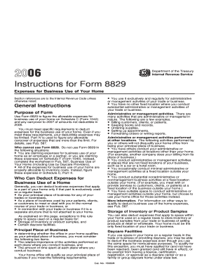 Instructions for Form 8829