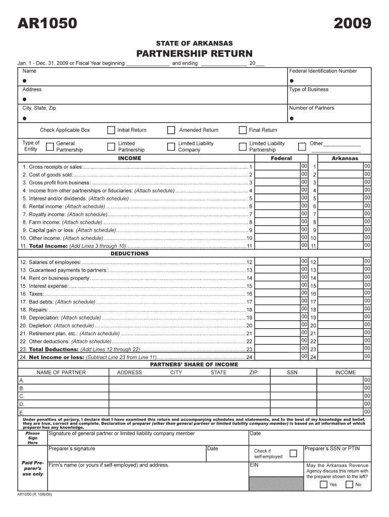 Partnership LLC Department of Finance and - Arkansas DFA Preview on Page 1