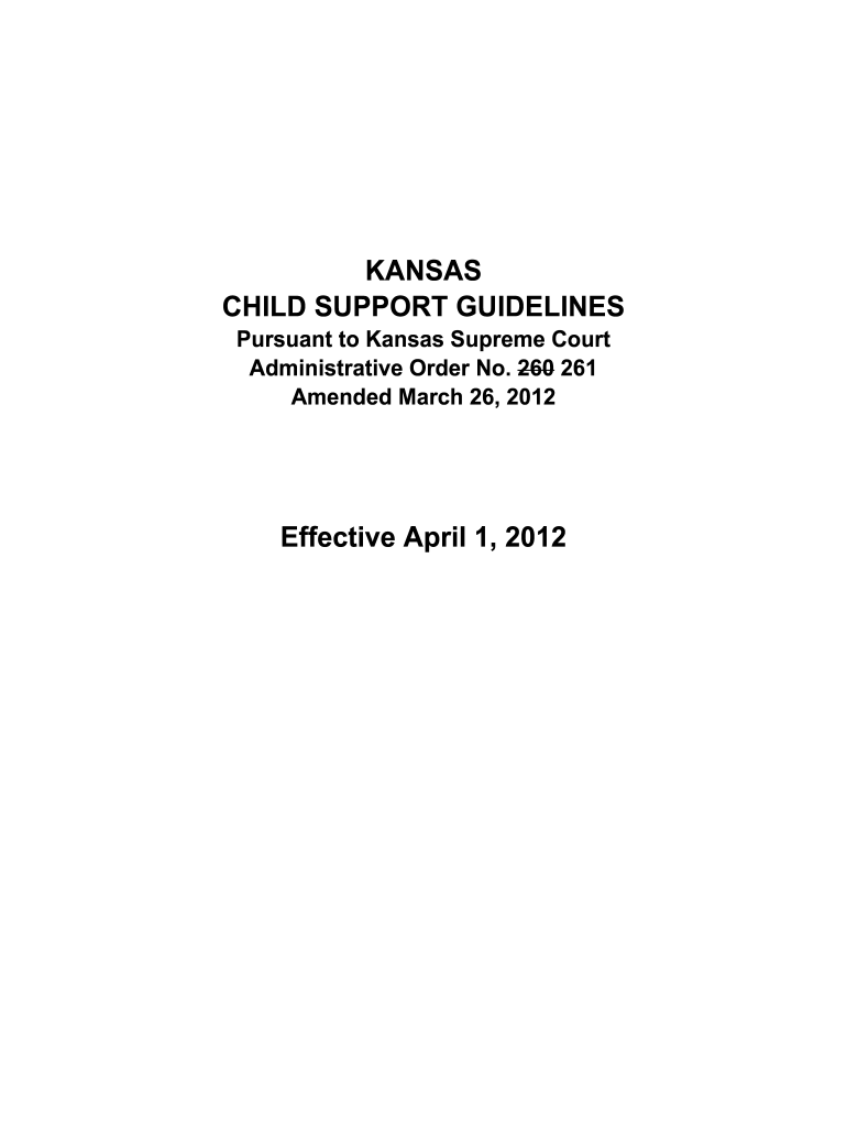 Kansas Child Support Worksheet Fill Online Printable Fillable