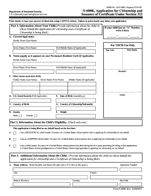 Instructions N-600K, Application for Citizenship and Issuance of ...