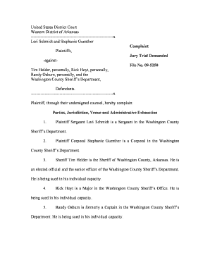 eeoc form for the western district court