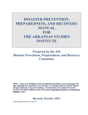 Disaster Recovery Plan - University of Arkansas at Little Rock - ualr