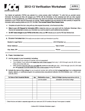 jamestown hollywood worksheet form