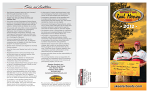 Skeeter Boats 2012 Real Money Program Registration