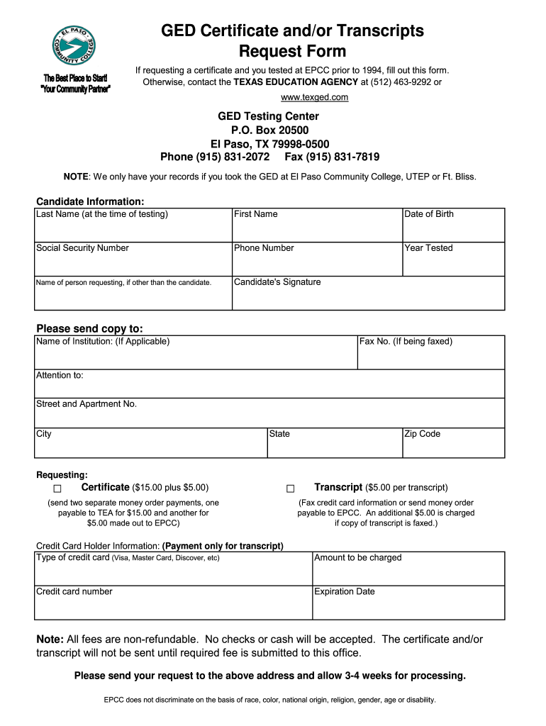 Printable Ged Certificate - Fill Online, Printable, Fillable With Ged Certificate Template Download