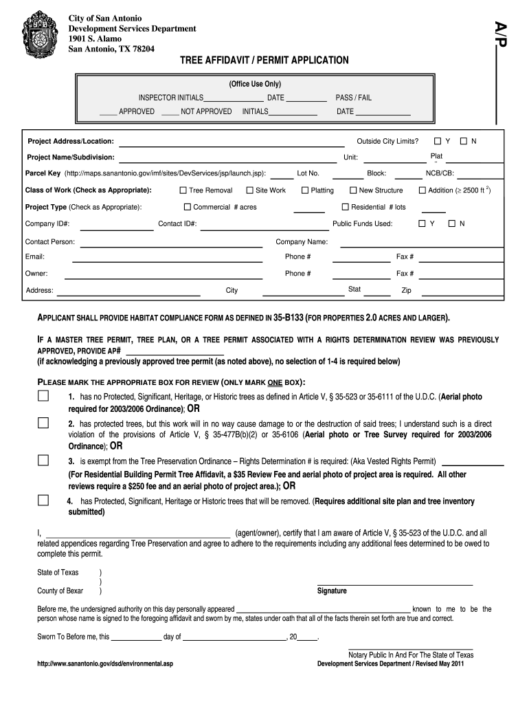 San Antonio Affidavit - Fill Online, Printable, Fillable, Blank 