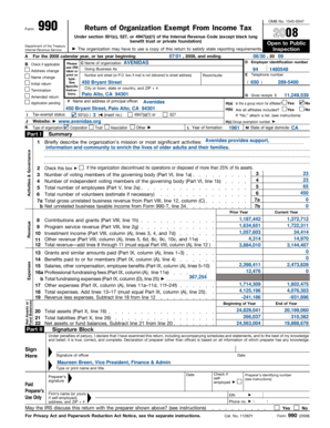 Form 990 Return of Organization Exempt From Income Tax