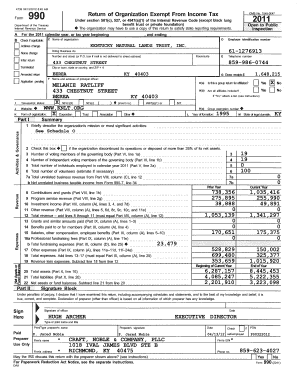 Form 990 Return of Organization Exempt From Income Tax