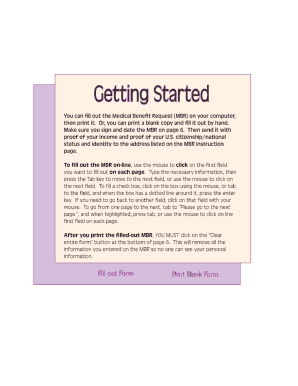 medical benefits request mbr form online