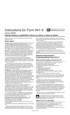 Instructions for Form 941-X