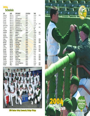 2004 Baseball Program - HVCC - hvcc