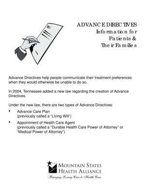 Tennessee Advance Care Plan