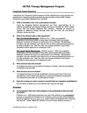 orthonet forms