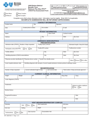 LTACH Fax Assessment Form