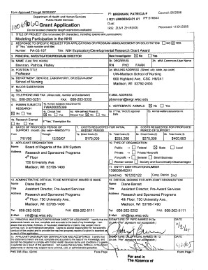 NIH Grant Application