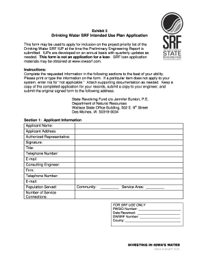 Priority list maker - Drinking Water SRF Intended Use Plan Application - Iowa ... - iowadnr