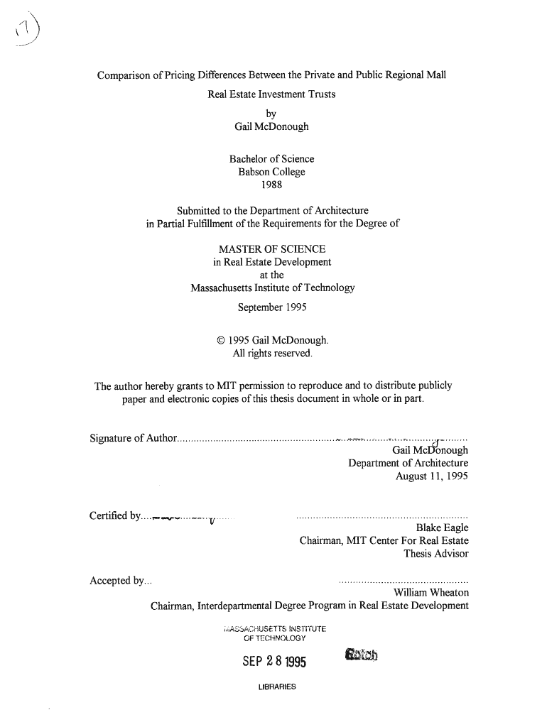 Fillable Online dspace mit Comparison of pricing differences between the private and public