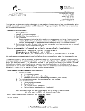 Financial Counseling Application