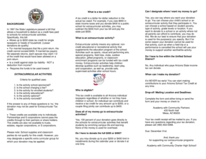 Arizona School Tax Credit Form