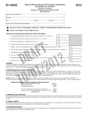 2012 ri form 7695e