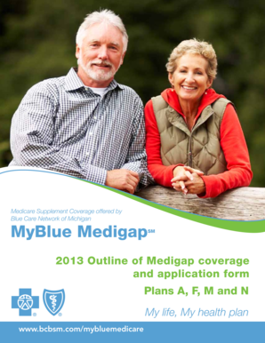 MyBlue Medigap Application Form