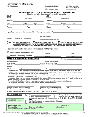 Authorization for Release of Health Information