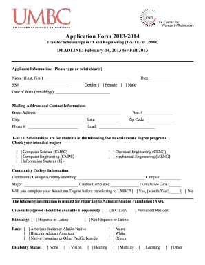 umbc application form 2014 fill online printable fillable blank umbc application deadline