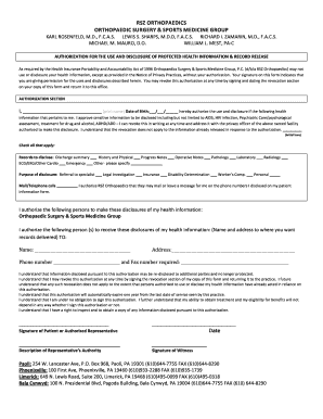 orthopaedic patient information doc