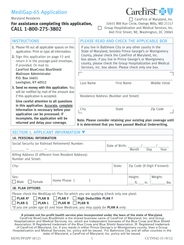 maryland medicaid application pdf Preview on Page 1