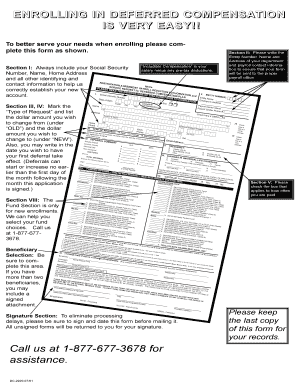 Deferred Compensation Enrollment Form