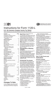 Instructions for Form 1120-L