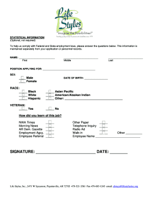 Application for Employment