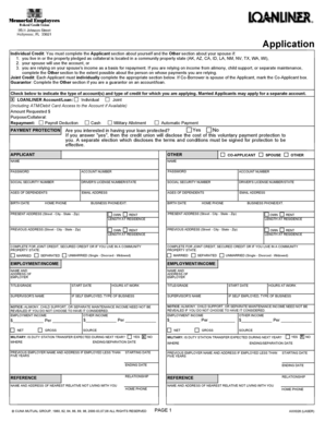 Loan Application Form