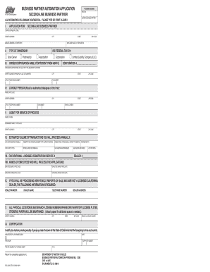 California Business Partner Automation Application