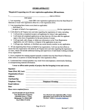 VOTER REGISTRATION APPLICATION REQUEST FORM (200 ... - sbe virginia