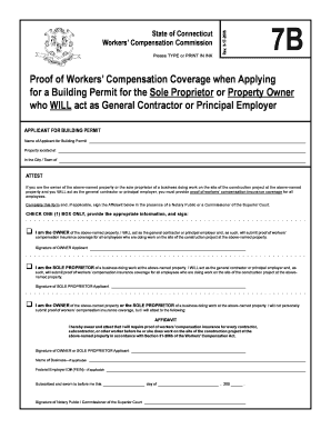 Connecticut Workers’ Compensation Coverage Form