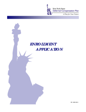 New York State Deferred Compensation Plan Enrollment Application