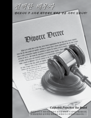 California Innocent Spouse Relief Form FTB 705