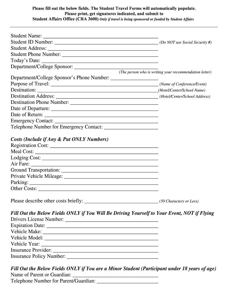 Estimated Expenses to Fund: Forms needed - California State Preview on Page 1