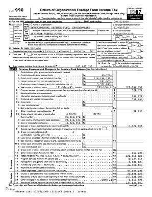 Form 990 Return of Organization Exempt From Income Tax