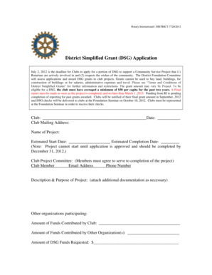 RYLA Delegate Application - Rotary District 7720