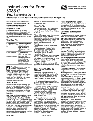 Form 8038-G Instructions