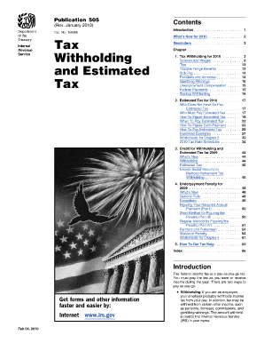 IRS Publication 505