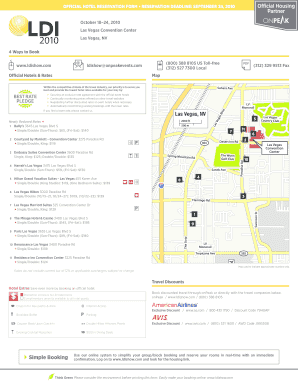 Official Hotel Reservation Form