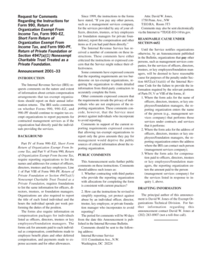 IRS Form 990 Instructions