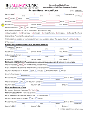 Patient Registration Form