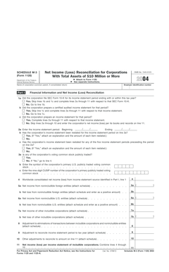 Schedule M-3 Form 1120