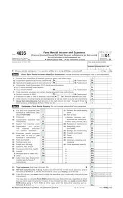 IRS Form 4835 (2004)