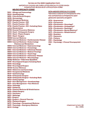 California QME Application Form