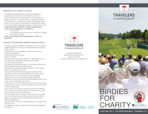 Birdies for Charity - Travelers Championship